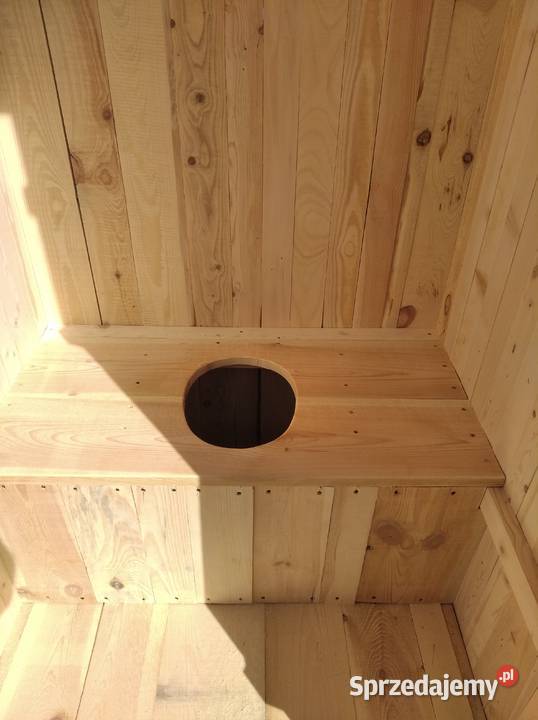 Toaleta drewniana Wc na działkę Lipienice