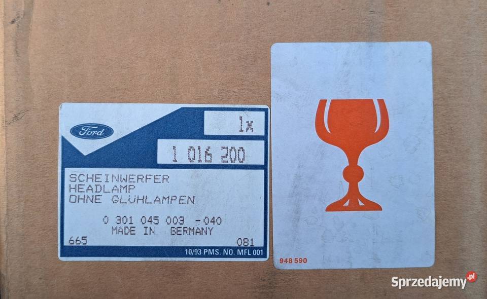 Lampa przód Ford Scorpio mk2 Pyrzyce sprzedam