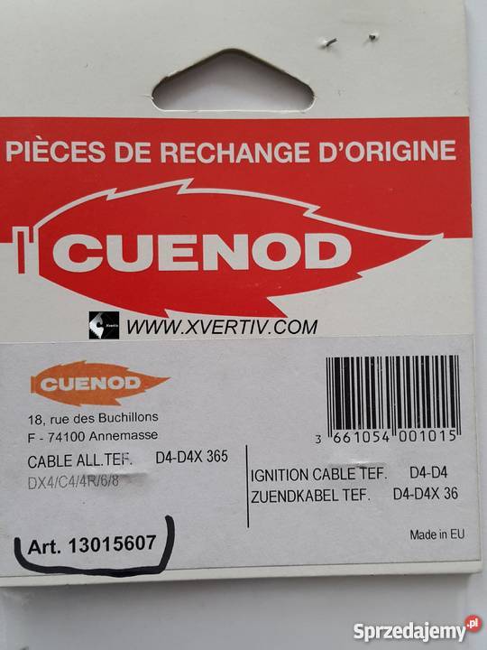 CUENOD C44R68 fi4mm Kabel zapłonowy do palnika małopolskie Kraków