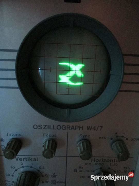 Grundig stary oscyloskop lampowy W 47 Warszawa