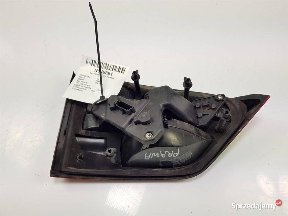 LAMPA W KLAPE PRAWA LIFT FORD GALAXY osobowe Lipno sprzedam