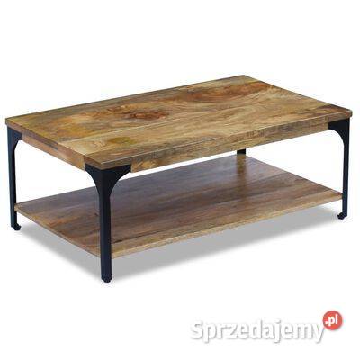 vidaXL Stolik kawowy z drewna mango 100x60x38 mazowieckie Warszawa