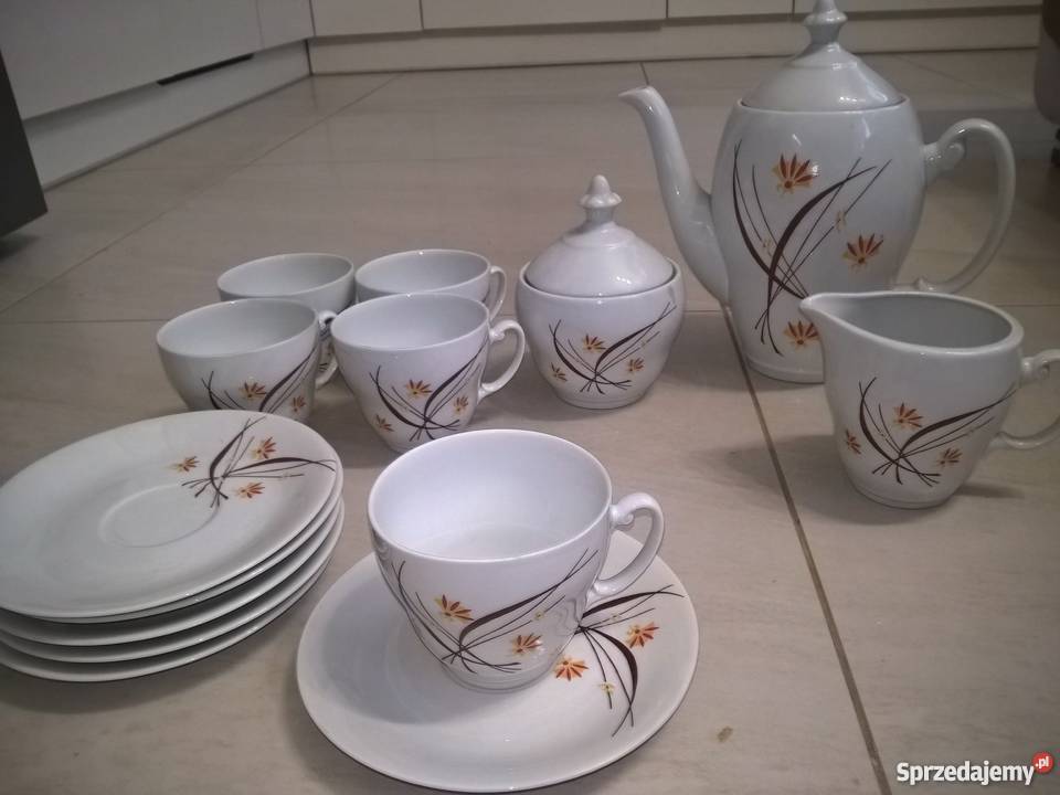 Porcelanowy komplet do kawy herbaty podlaskie Białystok