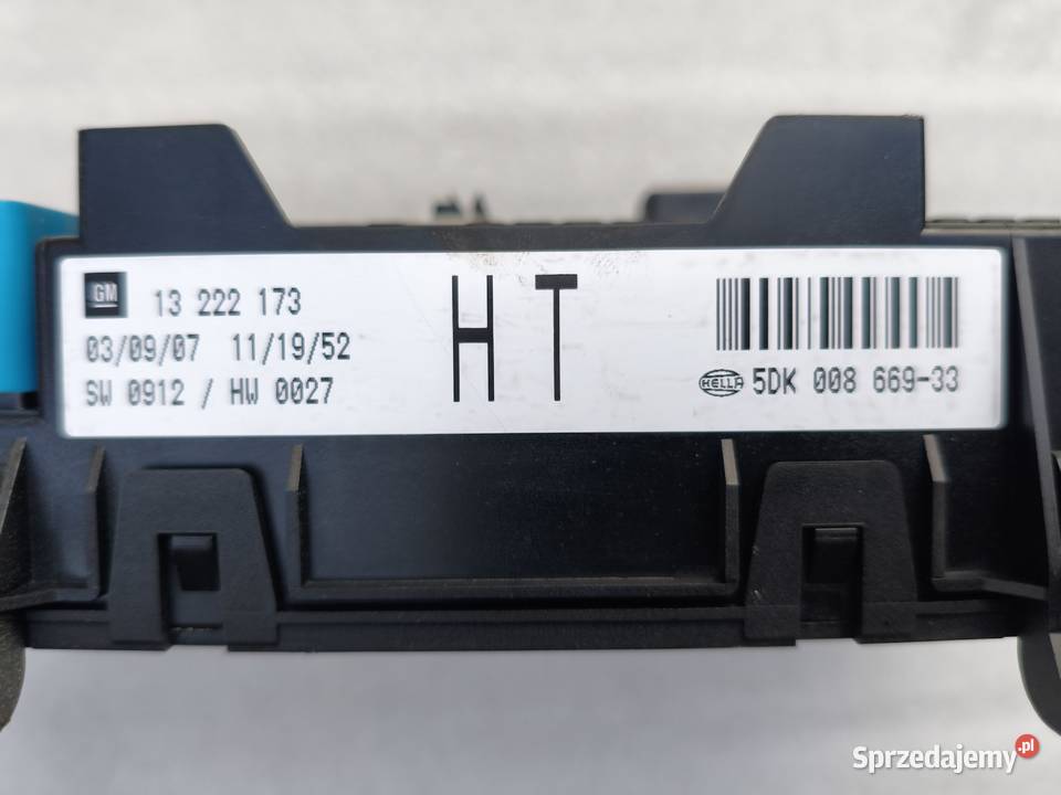 Sterownik Silnika Opel Astra H 16 16v Z16XER osobowe Komputery Wyszków