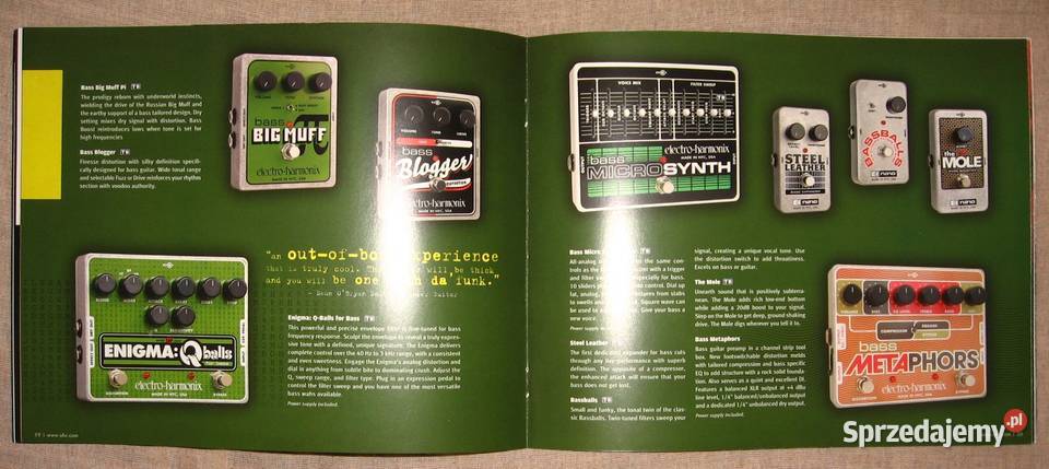 Electro Harmonix EHX 2015 catalog katalog Kępice