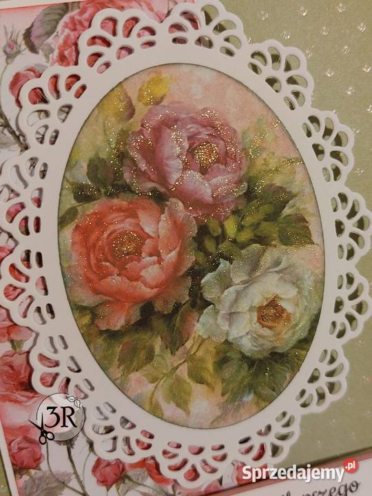 Kwiatowej kartki urodzinoweróżne wzory Zbójno sprzedam