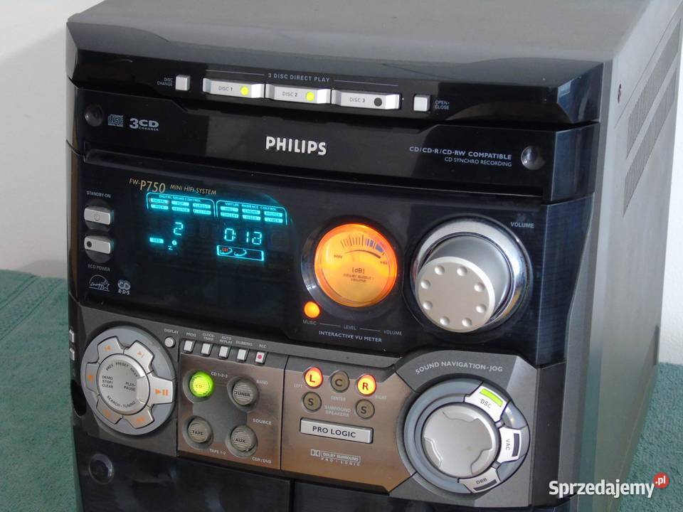 Wieża Philips FWP750 CD AUX RDS DOSTAWA Jasło