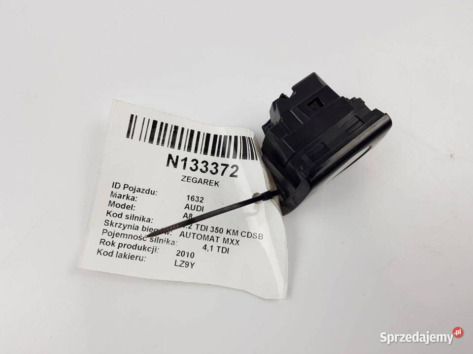 ZEGAREK 4H0919204D LAKIER CZARNY AUDI A8 D4