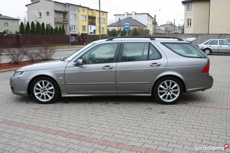Saab 95 nowy model kombi 2006 19 diesel ŁADNY aluminiowe felgi Zielonka sprzedam