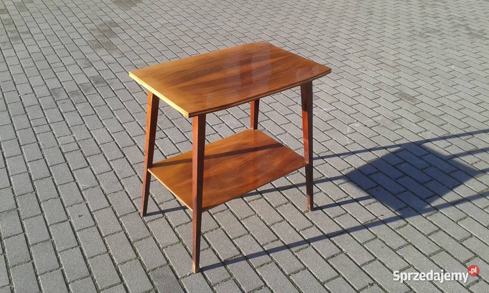 Stolik pod radio telewizor PRL design lata 60 70 pomorskie Gdynia