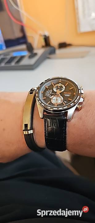 Zegarek seiko 44mm Quartz chronograph Łódź