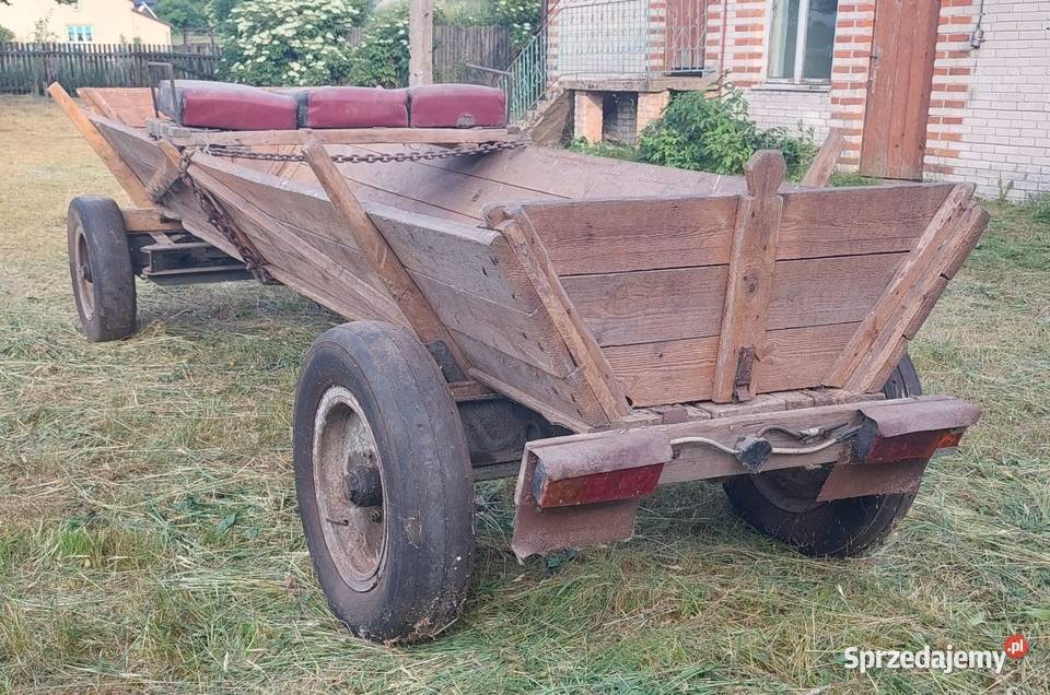 Wóz konny do ciągnika duży