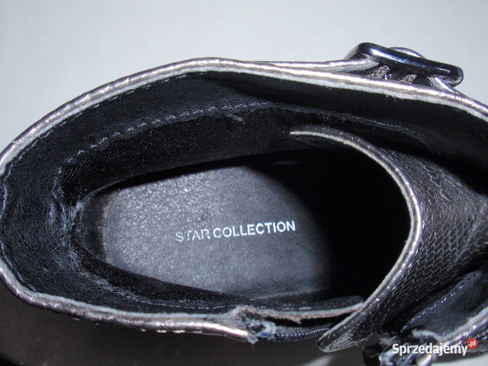 Botki damskie srebrne Star Collection EUR 40 Kielce
