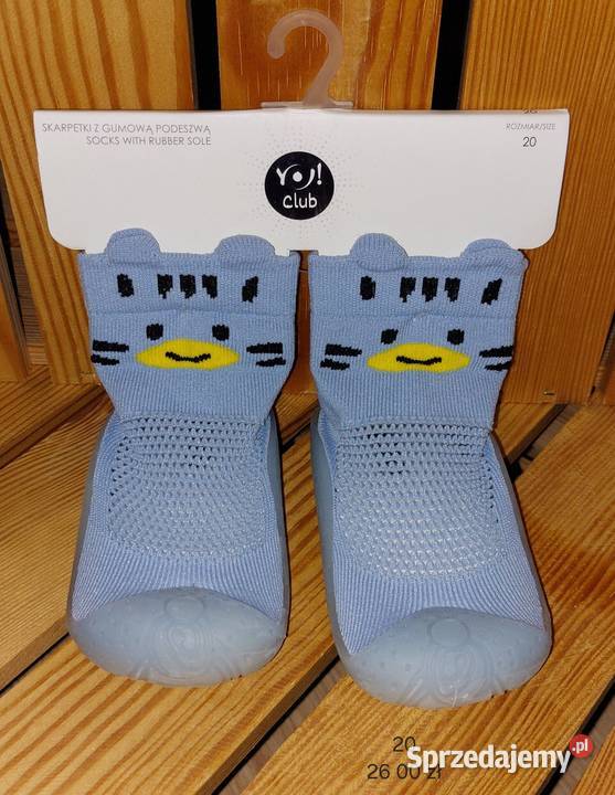 Skarpetki z gumową podeszwą rozmiar 20 Wadowice sprzedam