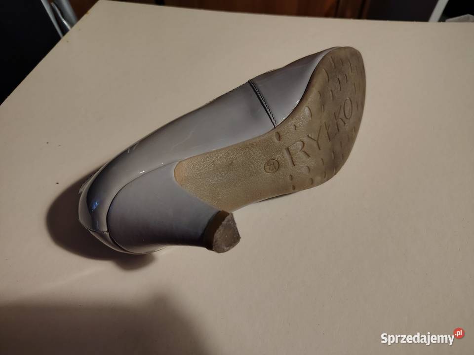 Szpilki obcasy szare gołębie Ryłko 35 Warszawa sprzedam