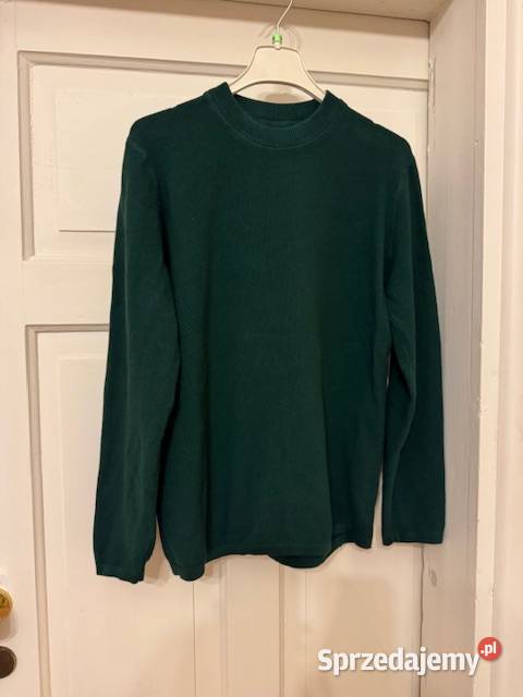 Sweter męski M Carry zielony bawełna 100 z Odzież codzienna Częstochowa