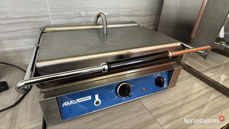 Grill kontaktowy podwójny ryflowany AMG Gastro Gastronomia