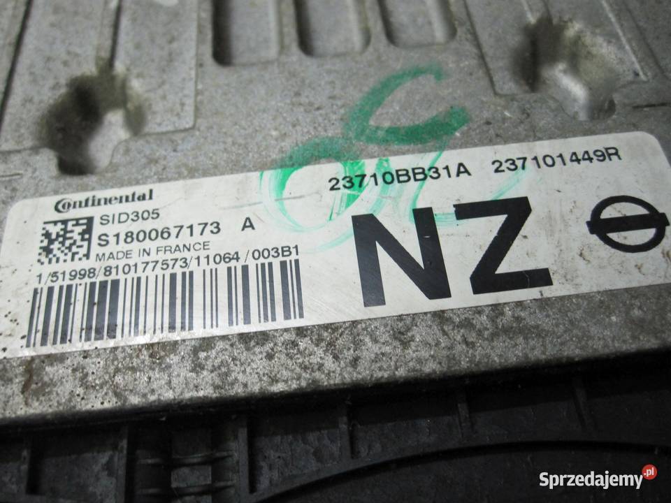 QASHQAI I J10 LIFT 15 DCI 11r komputer sterownik sprzedam