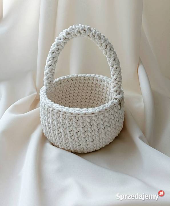 Koszyki wielkanocne ze sznurka handmade Rzeszów