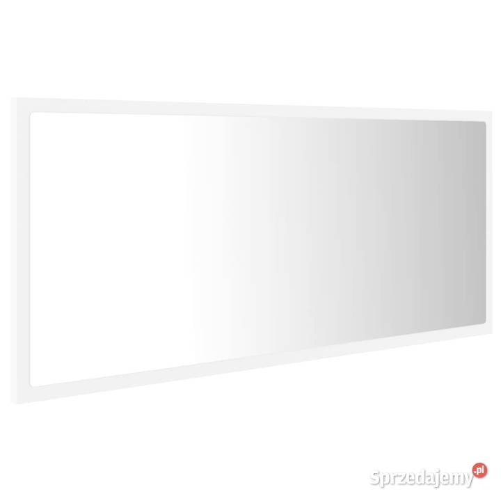 Lustro łazienkowe z LED białe 100x85x37 akryl mazowieckie Warszawa sprzedam