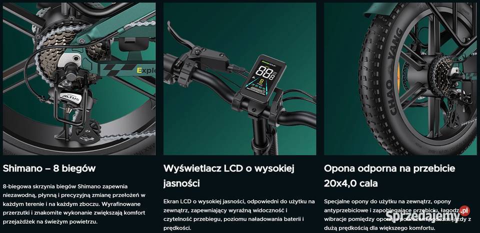 ENGWE ENGINE PRO 20 składany rower elektryczny Elektryczne