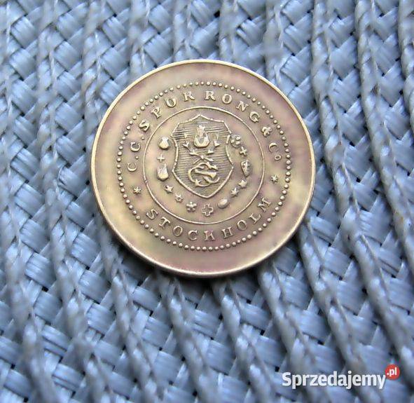 Żeton Szwecki Do identyfikacji Kalisz