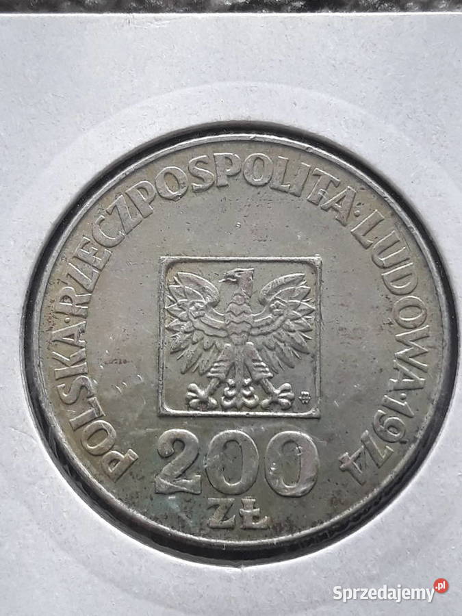 200 XXX Lat PRLu 1974 r 22 około mennicze Konin