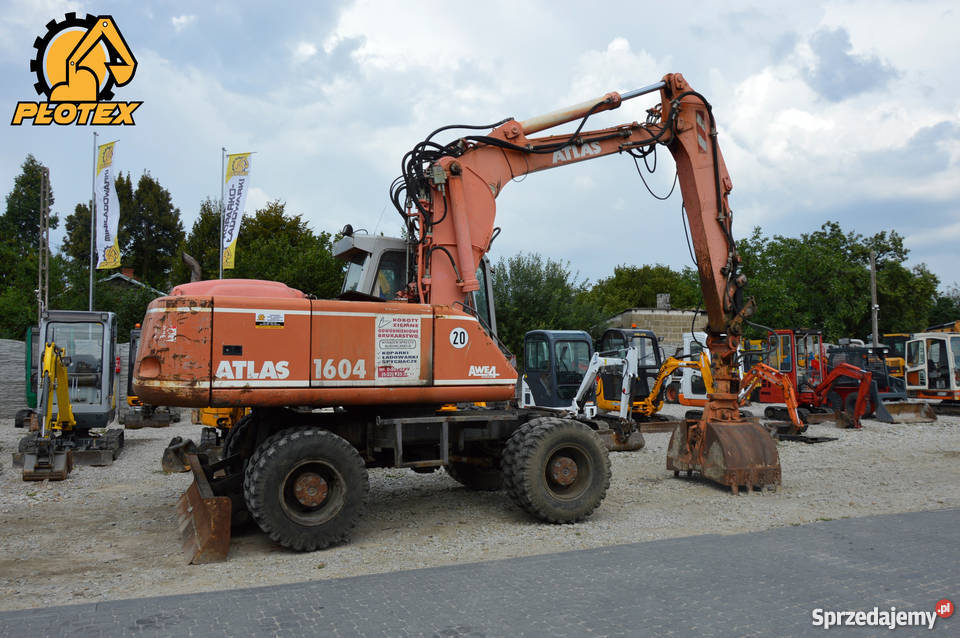 Koparka ATLAS 1604 2002 osprzęt 21t BRUTTO Złoczew