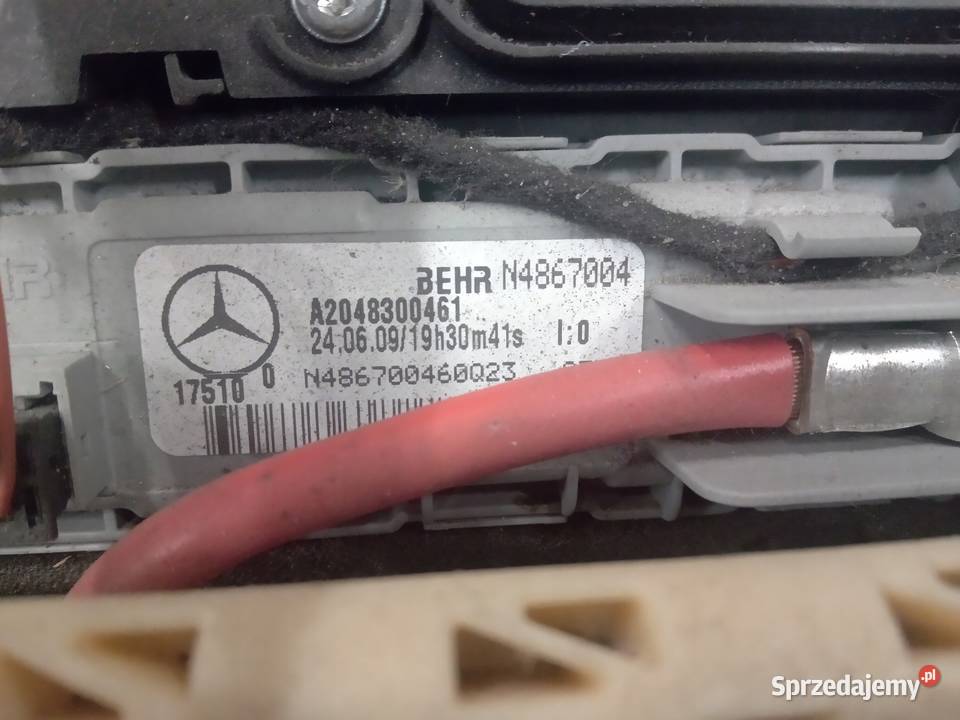 NAGRZEWNICA STELAŻ DESKI MERCEDES E KLASA W212 Nowy Tomyśl