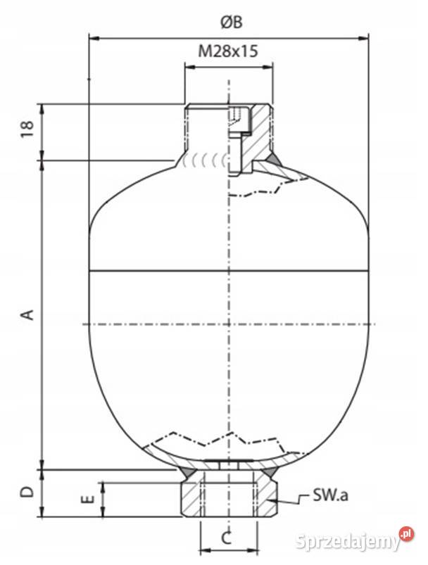 HYDROAKUMULATOR HYDRAULICZNY AMORTYZATOR 016L kujawsko-pomorskie Solec Kujawski