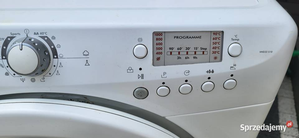 Pralka Hoover VHD33 510 rozmiar 35 x 60 Pralki i suszarki