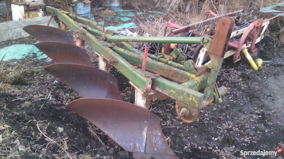 pług zagonowy 4 skibowy Unia Grudziądz nieuszkodzony Maszyny uprawowe Książki