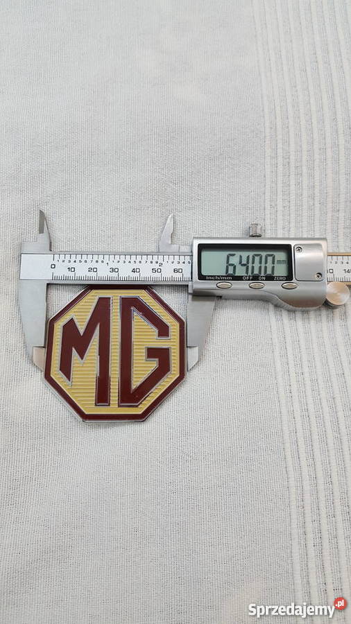 MG TF EMBLEMAT ZNACZEK LOGO PRZÓD TYŁ NOWE Poznań