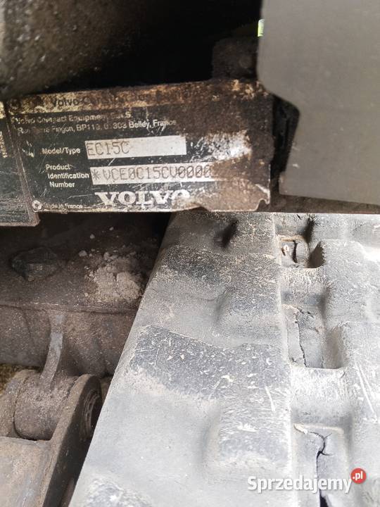 Minikoparka VOLVO EC15C R2018 MG 2750 4 łyżki Nowołoskoniec