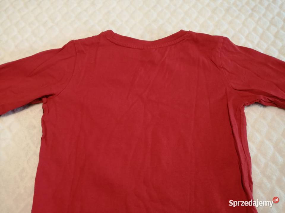 Koszulka długi rękaw chłopięca czerwona Monster chłopiec Czeladź