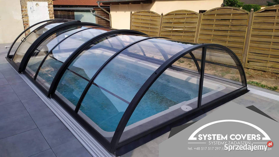 Zadaszenie basenowe basenu 360 x 860 x 120