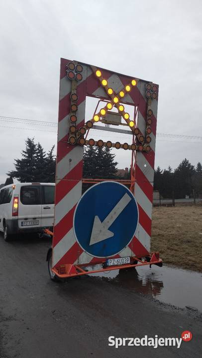 Przyczepa sygnalizacyjna U26a strzałka LED