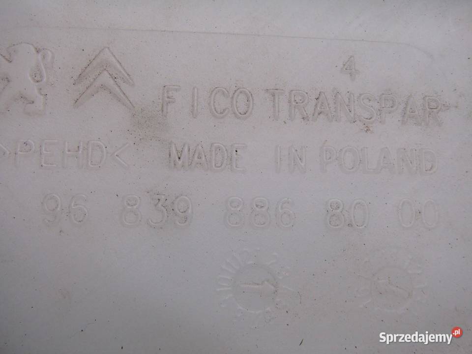 ZBIORNIK ZBIORNICZEK SPRYSKIWACZY 12 VTI CITROEN