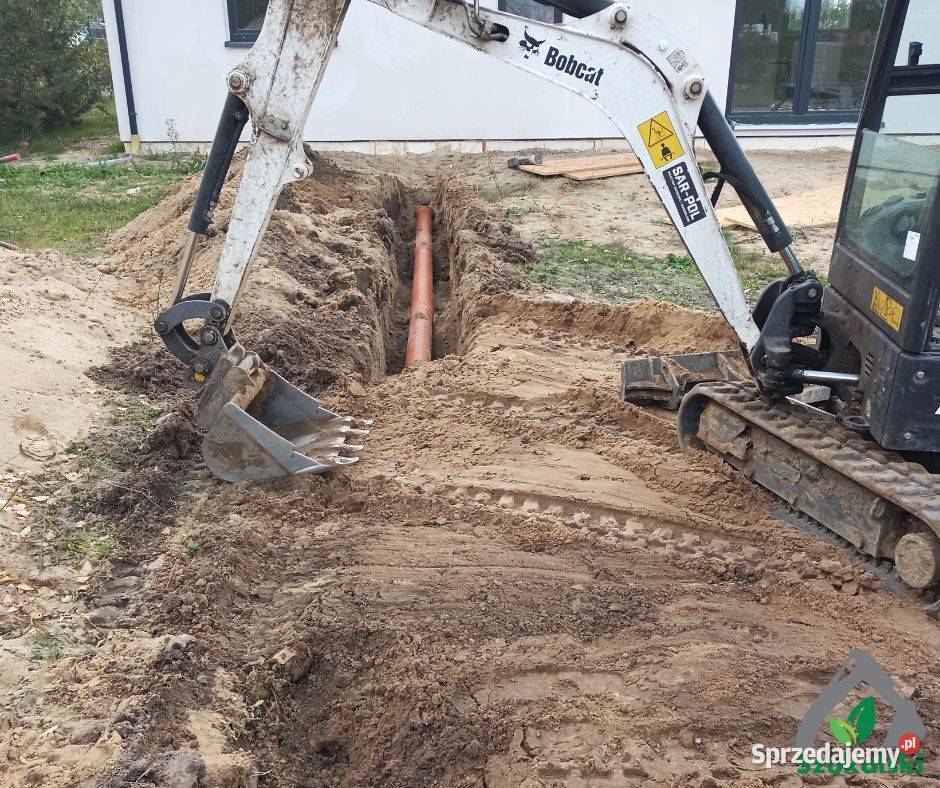 Usługi mnikoparką wykopy wielkopolskie