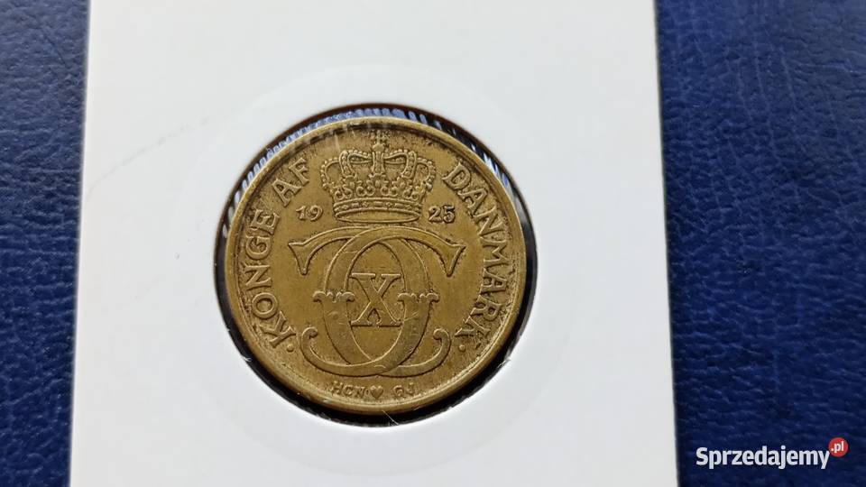 Stare monety 1 korona 1925 Dania Numizmatyka Lesko sprzedam