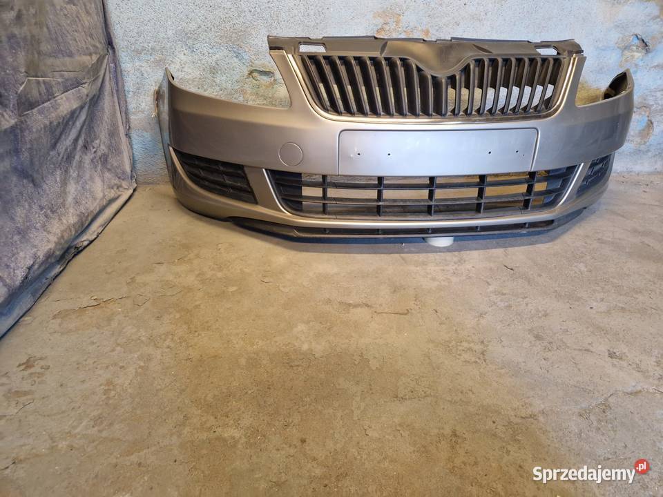 Zderzak przedni Skoda Fabia 2 lift LF8H ładny wielkopolskie Kwilcz