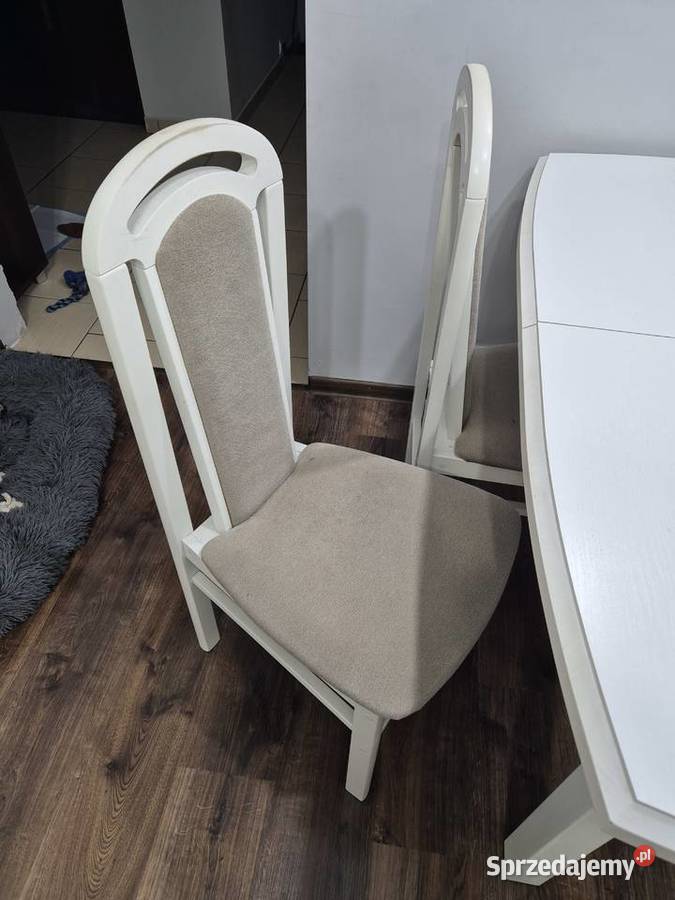 Rozkładany stół 4 krzesła warmińsko-mazurskie Ostróda