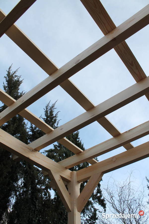 Pergola 330 x 360 Wiata Altana Zadaszenie drewno lubelskie Łuków