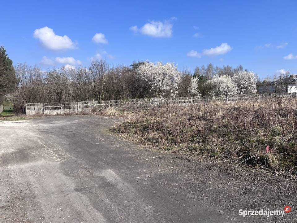Duża działka budowlana 2258 m 2 min do centrum Kłobuck