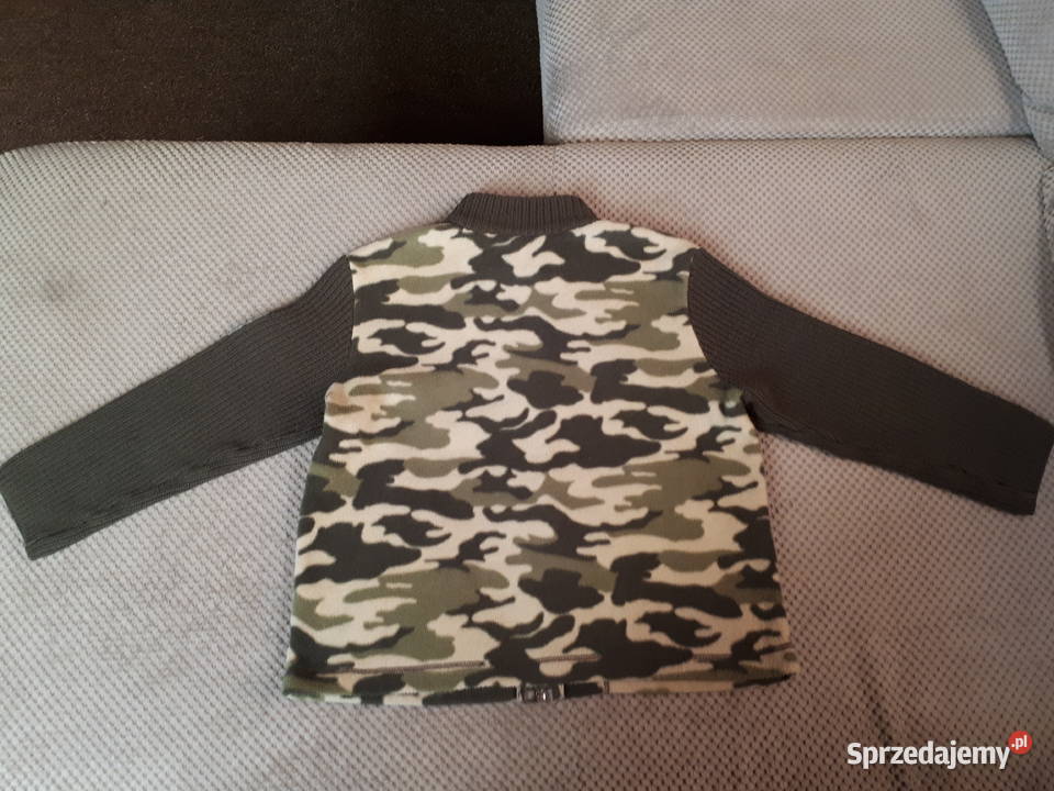 ciepła bluza w stylu militarnym rozmiar 134 Odzież sprzedam