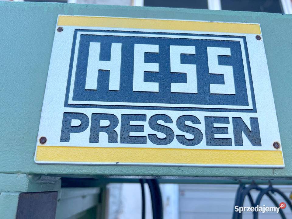 PNEUMATYCZNA PRASA DO KLEJENIA DREWNA HESS Zabór sprzedam