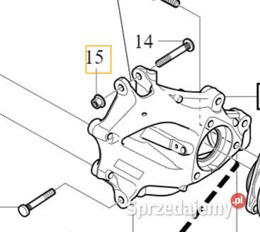 VOLVO C40 XC40 nakretka sruby wahacza tyl Bielany Wrocławskie