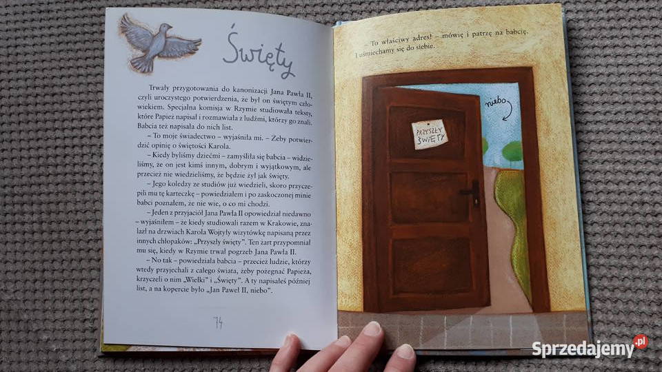 nowa rękę z Papieżem Justyna KiliańczykZięba ISBN 9788324029211 Kraków