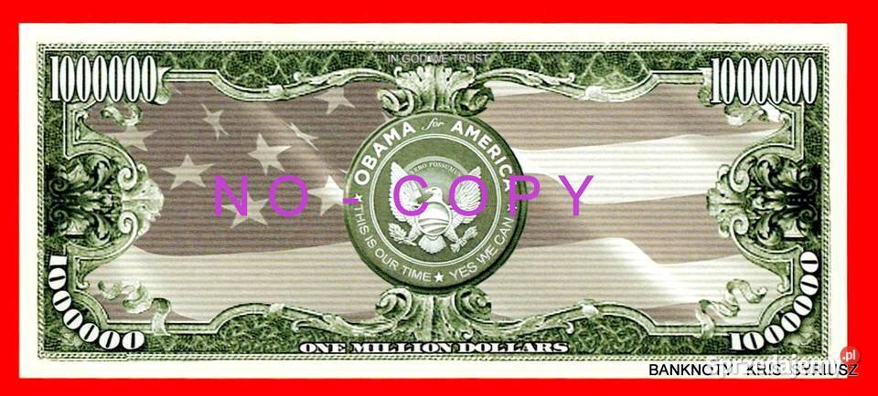 1 Milion Dolarów USA 2024r Joe Bieden UNC Kolor Wrocław