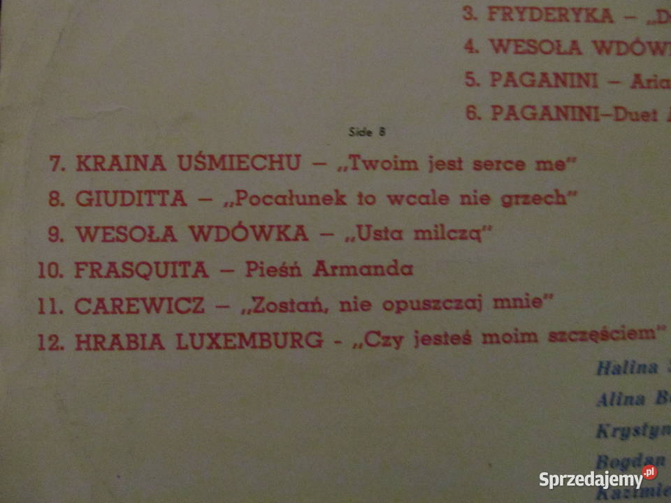 Piękne głosy piękne arie i Lehar zestaw 2 płyt poezja śpiewana Lublin